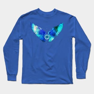 New Year Blue Angel Long Sleeve T-Shirt